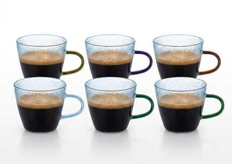 Neoflam Single Wall Glass Mugs 100ml – Set of 6 - Al Kabayel Discount CentreNeoflam Single Wall Glass Mugs 100ml – Set of 6MugsNEOFLAMAl Kabayel Discount Centre