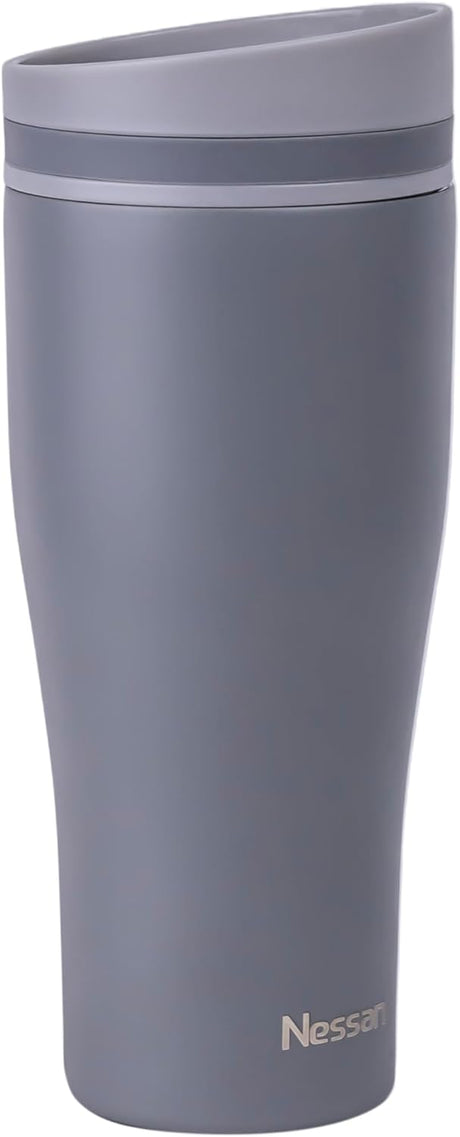 Nessan Insulated Stainless Steel Vacuum Mug, Your Perfect Portable Thermal Tumbler for Hot and Cold Beverages Anywhere: Home, Gym, Outdoors, Office, and School - 360ML - Grey - Al Kabayel Discount CentreNessan Insulated Stainless Steel Vacuum Mug, Your Perfect Portable Thermal Tumbler for Hot and Cold Beverages Anywhere: Home, Gym, Outdoors, Office, and School - 360ML - GreyThermosNESSANAl Kabayel Discount Centre