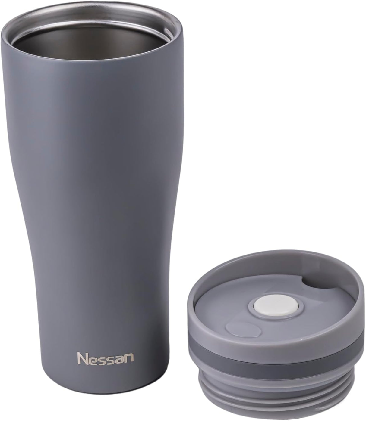 Nessan Insulated Stainless Steel Vacuum Mug, Your Perfect Portable Thermal Tumbler for Hot and Cold Beverages Anywhere: Home, Gym, Outdoors, Office, and School - 360ML - Grey - Al Kabayel Discount CentreNessan Insulated Stainless Steel Vacuum Mug, Your Perfect Portable Thermal Tumbler for Hot and Cold Beverages Anywhere: Home, Gym, Outdoors, Office, and School - 360ML - GreyThermosNESSANAl Kabayel Discount Centre