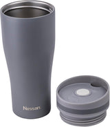 Nessan Insulated Stainless Steel Vacuum Mug, Your Perfect Portable Thermal Tumbler for Hot and Cold Beverages Anywhere: Home, Gym, Outdoors, Office, and School - 360ML - Grey - Al Kabayel Discount CentreNessan Insulated Stainless Steel Vacuum Mug, Your Perfect Portable Thermal Tumbler for Hot and Cold Beverages Anywhere: Home, Gym, Outdoors, Office, and School - 360ML - GreyThermosNESSANAl Kabayel Discount Centre