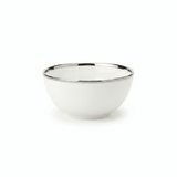 New East Sun White Ceramic Bowl with Silver Rim — 4 Inch - Al Kabayel Discount CentreNew East Sun White Ceramic Bowl with Silver Rim — 4 InchBowlsNEW EAST SUNAl Kabayel Discount Centre