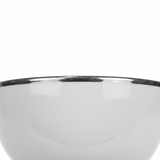New East Sun White Ceramic Bowl with Silver Rim — 4 Inch - Al Kabayel Discount CentreNew East Sun White Ceramic Bowl with Silver Rim — 4 InchBowlsNEW EAST SUNAl Kabayel Discount Centre