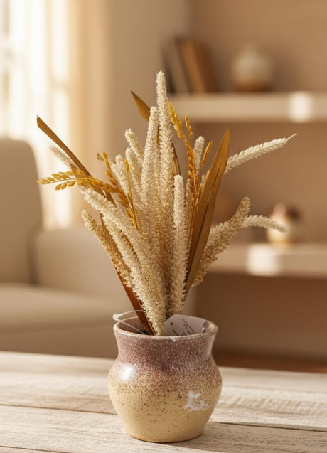 Next Rose Artificial Greenery Plant - Lush Leaves in Ceramic Pot, Enhances Indoor Air Quality Feel Without Care, 35 cm," - Lush polystyrene foam leaves for greenery illusion. - Al Kabayel Discount CentreNext Rose Artificial Greenery Plant - Lush Leaves in Ceramic Pot, Enhances Indoor Air Quality Feel Without Care, 35 cm," - Lush polystyrene foam leaves for greenery illusion.Artificial FloraNEXTROSEAl Kabayel Discount Centre