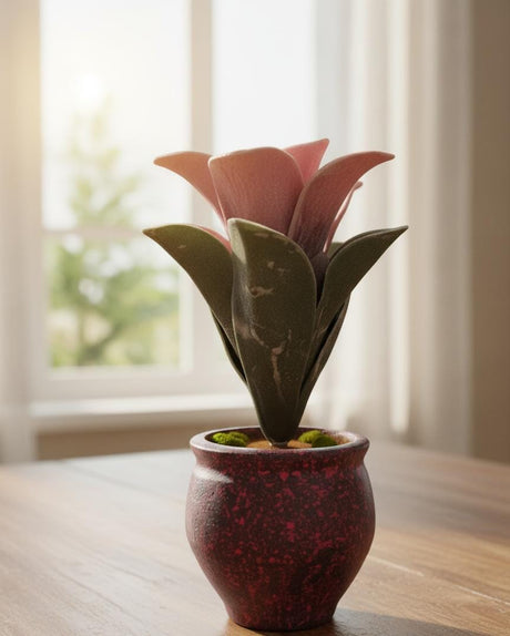 Next Rose Artificial Pink Flower with Pot - Polystyrene Foam Material, Lightweight and Durable for Easy Placement, 24 cm," - Made from polystyrene foam for lightweight, realistic pink blooms. - Al Kabayel Discount CentreNext Rose Artificial Pink Flower with Pot - Polystyrene Foam Material, Lightweight and Durable for Easy Placement, 24 cm," - Made from polystyrene foam for lightweight, realistic pink blooms.Artificial FloraNEXTROSEAl Kabayel Discount Centre