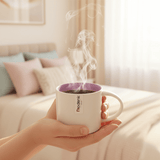 Niodenic Ceramic Mug — White & Lavender | 330ml - Al Kabayel Discount CentreNiodenic Ceramic Mug — White & Lavender | 330mlMugsNIODENICAl Kabayel Discount Centre