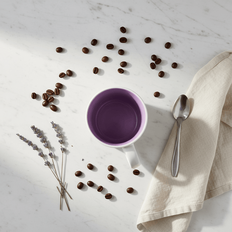 Niodenic Ceramic Mug — White & Lavender | 330ml - Al Kabayel Discount CentreNiodenic Ceramic Mug — White & Lavender | 330mlMugsNIODENICAl Kabayel Discount Centre