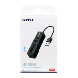 NITU 5 in 1 USB HUB, 3 USB + TF + SD Card Reader Ports - NN27 - Al Kabayel Discount CentreNITU 5 in 1 USB HUB, 3 USB + TF + SD Card Reader Ports - NN27Cords & AdaptersNITUAl Kabayel Discount Centre