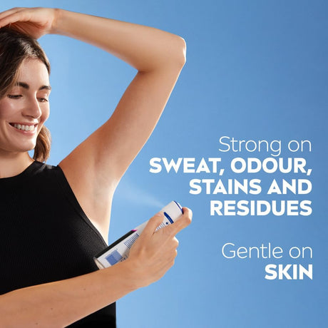 Nivea Black & White Invisible Antiperspirant Deodorant Spray for Women, Clear, 72H Active Protection, 5IN1, Anti - Odour, Sweat, Stains, Residues & Irritation - 150ML - Al Kabayel Discount CentreNivea Black & White Invisible Antiperspirant Deodorant Spray for Women, Clear, 72H Active Protection, 5IN1, Anti - Odour, Sweat, Stains, Residues & Irritation - 150MLBody Mists & SpraysNIVEAAl Kabayel Discount Centre