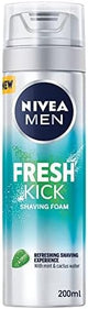 Nivea Men Fresh Kick Shaving Foam, Mint & Cactus Water, 200ml - Al Kabayel Discount CentreNivea Men Fresh Kick Shaving Foam, Mint & Cactus Water, 200mlShaving & GroomingNIVEAAl Kabayel Discount Centre