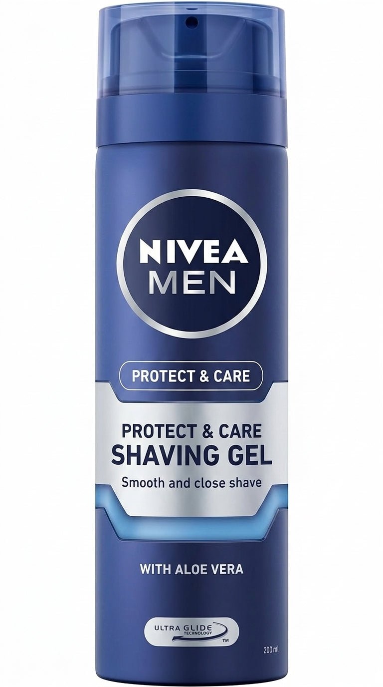 Nivea Men Protect & Care Shaving Gel with Aloe Vera, 200ml - Al Kabayel Discount CentreNivea Men Protect & Care Shaving Gel with Aloe Vera, 200mlShaving & GroomingNIVEAAl Kabayel Discount Centre