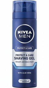 Nivea Men Protect & Care Shaving Gel with Aloe Vera, 200ml - Al Kabayel Discount CentreNivea Men Protect & Care Shaving Gel with Aloe Vera, 200mlShaving & GroomingNIVEAAl Kabayel Discount Centre