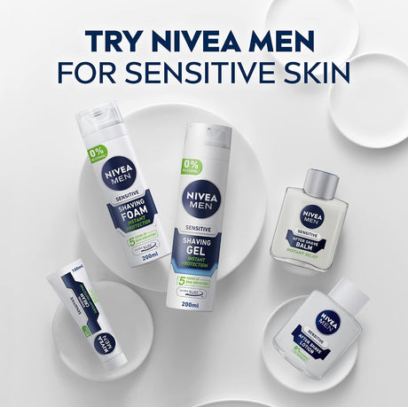 Nivea Men Sensitive Shaving Cream with Chamomile & Hamamelis, 100ml - Al Kabayel Discount CentreNivea Men Sensitive Shaving Cream with Chamomile & Hamamelis, 100mlShaving & GroomingNIVEAAl Kabayel Discount Centre