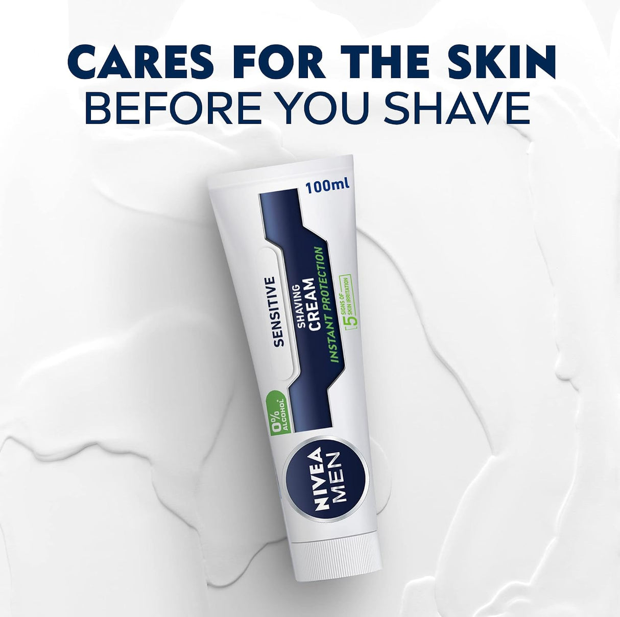 Nivea Men Sensitive Shaving Cream with Chamomile & Hamamelis, 100ml - Al Kabayel Discount CentreNivea Men Sensitive Shaving Cream with Chamomile & Hamamelis, 100mlShaving & GroomingNIVEAAl Kabayel Discount Centre