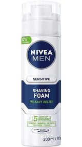 Nivea Men Sensitive Shaving Foam – Instant Relief, 200ml - Al Kabayel Discount CentreNivea Men Sensitive Shaving Foam – Instant Relief, 200mlShaving & GroomingNIVEAAl Kabayel Discount Centre