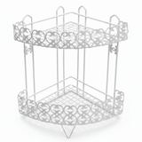 Nordic Style White Metal 2 - Tier Kitchen and Bathroom Organizer Rack – 35 cm - Al Kabayel Discount CentreNordic Style White Metal 2 - Tier Kitchen and Bathroom Organizer Rack – 35 cmOrganizers & AccessoriesAKDCAl Kabayel Discount Centre