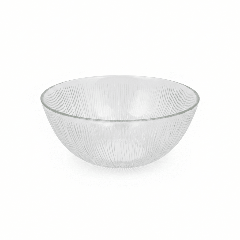 Noritazeh Ribbed Glass Bowl – 23cm - Al Kabayel Discount CentreNoritazeh Ribbed Glass Bowl – 23cmBowlsNORITAZEHAl Kabayel Discount Centre