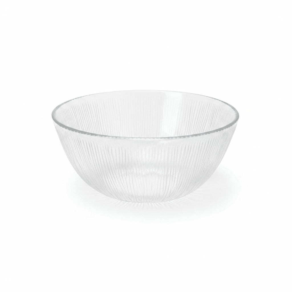 Noritazeh Ribbed Glass Salad Bowl - 16×8 cm - Al Kabayel Discount CentreNoritazeh Ribbed Glass Salad Bowl - 16×8 cmBowlsNORITAZEHAl Kabayel Discount Centre