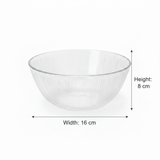 Noritazeh Ribbed Glass Salad Bowl - 16×8 cm - Al Kabayel Discount CentreNoritazeh Ribbed Glass Salad Bowl - 16×8 cmBowlsNORITAZEHAl Kabayel Discount Centre