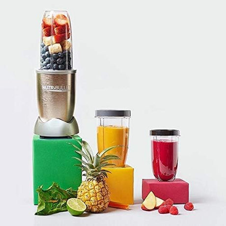 NutriBullet PRO 12 - Piece High - Speed Blender/Mixer System, 900 watts, Copper Gold - Al Kabayel Discount CentreNutriBullet PRO 12 - Piece High - Speed Blender/Mixer System, 900 watts, Copper GoldBlenders, Mixers & Food ProcessorsNUTRIBULLETAl Kabayel Discount Centre