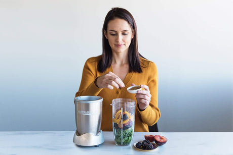 NutriBullet PRO 12 - Piece High - Speed Blender/Mixer System, 900 watts, Copper Gold - Al Kabayel Discount CentreNutriBullet PRO 12 - Piece High - Speed Blender/Mixer System, 900 watts, Copper GoldBlenders, Mixers & Food ProcessorsNUTRIBULLETAl Kabayel Discount Centre