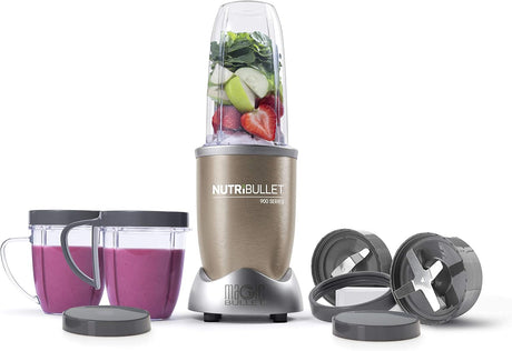 NutriBullet PRO 12 - Piece High - Speed Blender/Mixer System, 900 watts, Copper Gold - Al Kabayel Discount CentreNutriBullet PRO 12 - Piece High - Speed Blender/Mixer System, 900 watts, Copper GoldBlenders, Mixers & Food ProcessorsNUTRIBULLETAl Kabayel Discount Centre