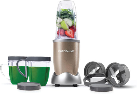 NutriBullet PRO 12 - Piece High - Speed Blender/Mixer System, 900 watts, Copper Gold - Al Kabayel Discount CentreNutriBullet PRO 12 - Piece High - Speed Blender/Mixer System, 900 watts, Copper GoldBlenders, Mixers & Food ProcessorsNUTRIBULLETAl Kabayel Discount Centre