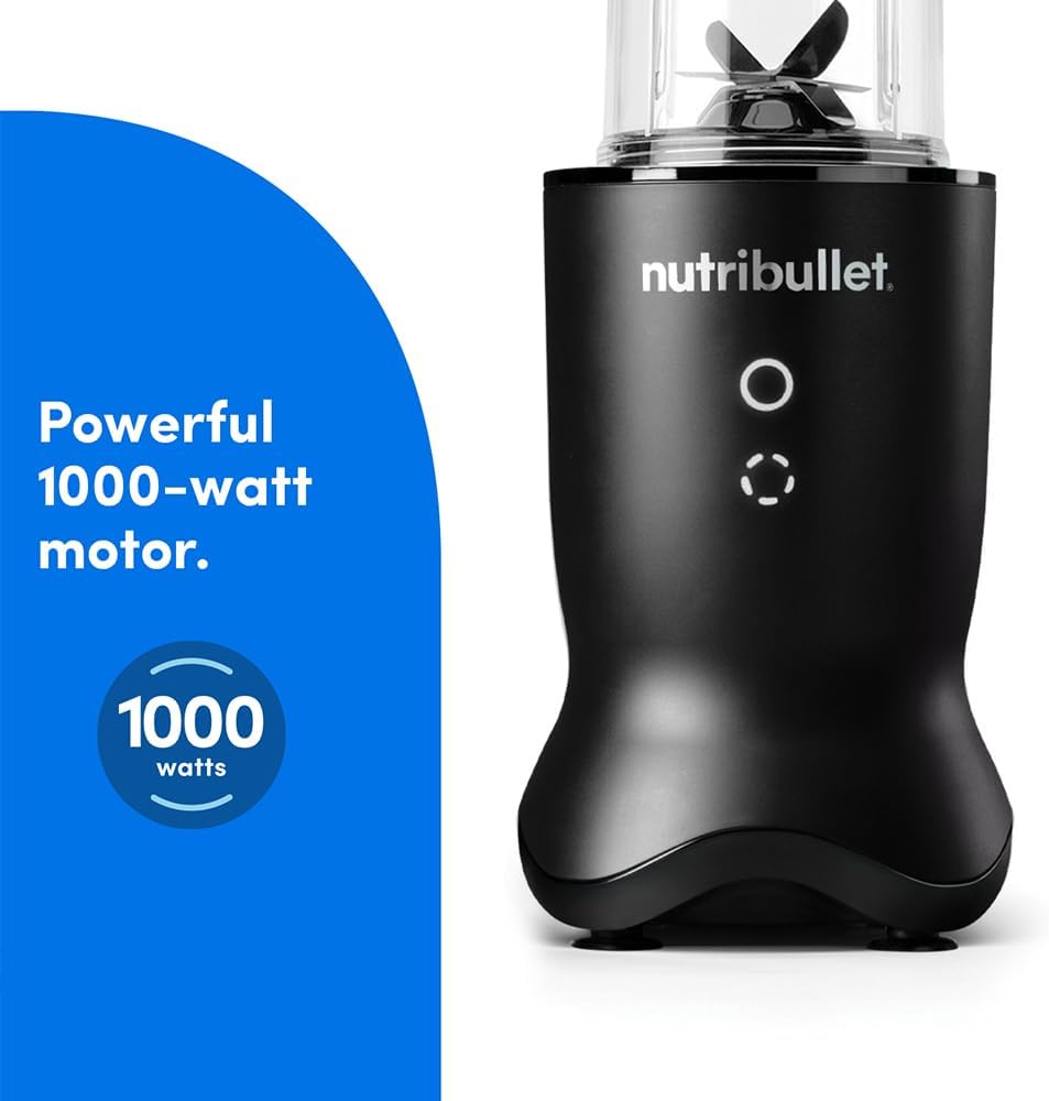 Nutribullet Ultra 1000W High - Speed Blender, Multi - Functional, Quiet Motor, Tritan™ Renew Cups, Rapid Extractor Blades, BPA - Free, Shatter - Resistant, Glow Interface,NBU - 500AK, Black - Al Kabayel Discount CentreNutribullet Ultra 1000W High - Speed Blender, Multi - Functional, Quiet Motor, Tritan™ Renew Cups, Rapid Extractor Blades, BPA - Free, Shatter - Resistant, Glow Interface,NBU - 500AK, BlackBlenders, Mixers & Food ProcessorsNUTRIBULLETAl Kabayel Discount Centre