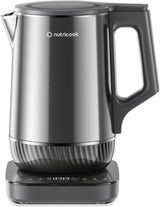 Nutricook 6 in 1 Digital Kettle with temperature control, 1.7 L, 1800W |Stainless Steel | 3D Fast Heating Technology | Cool Touch Exterior | Auto Shut Off, Boil Dry Protection |USK600 - Al Kabayel Discount CentreNutricook 6 in 1 Digital Kettle with temperature control, 1.7 L, 1800W |Stainless Steel | 3D Fast Heating Technology | Cool Touch Exterior | Auto Shut Off, Boil Dry Protection |USK600Electric KettlesNUTRICOOKAl Kabayel Discount Centre