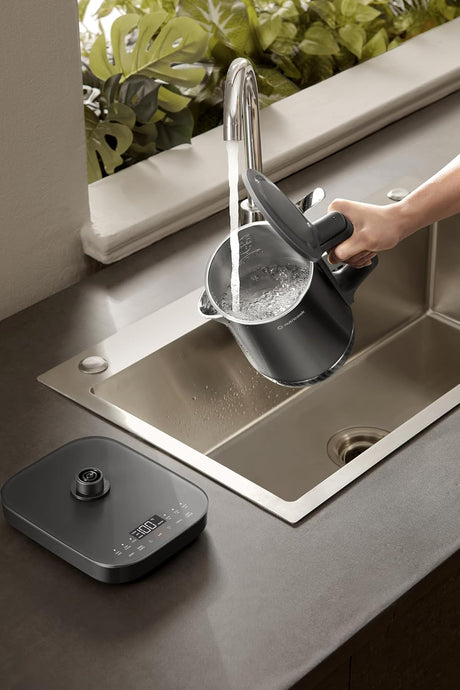 Nutricook 6 in 1 Digital Kettle with temperature control, 1.7 L, 1800W |Stainless Steel | 3D Fast Heating Technology | Cool Touch Exterior | Auto Shut Off, Boil Dry Protection |USK600 - Al Kabayel Discount CentreNutricook 6 in 1 Digital Kettle with temperature control, 1.7 L, 1800W |Stainless Steel | 3D Fast Heating Technology | Cool Touch Exterior | Auto Shut Off, Boil Dry Protection |USK600Electric KettlesNUTRICOOKAl Kabayel Discount Centre