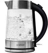 Nutricook Glass Kettle 2200W, 1.7L, Double wall Cool touch exterior, Auto Shut Off, Boil dry Protection, LED Indicator, 360° swivel base, Power Cord Storage - Al Kabayel Discount CentreNutricook Glass Kettle 2200W, 1.7L, Double wall Cool touch exterior, Auto Shut Off, Boil dry Protection, LED Indicator, 360° swivel base, Power Cord StorageElectric KettlesNUTRICOOKAl Kabayel Discount Centre