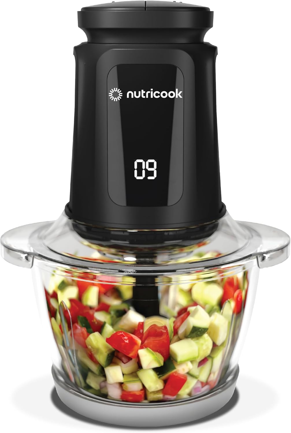 Nutricook Multi Purpose Glass Chopper & Mixcer, 500 W, 1.2L with 4 SS Blade detachable System, easy to clean, Pulse speed for precision, Ice Crushing, Anti Slip ring - Al Kabayel Discount CentreNutricook Multi Purpose Glass Chopper & Mixcer, 500 W, 1.2L with 4 SS Blade detachable System, easy to clean, Pulse speed for precision, Ice Crushing, Anti Slip ringBlenders, Mixers & Food ProcessorsNUTRICOOKAl Kabayel Discount Centre