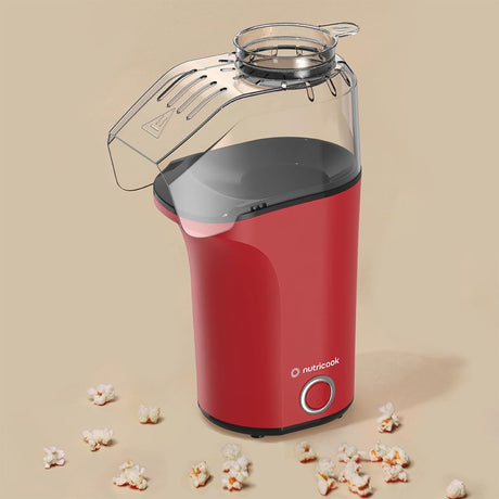 Nutricook Popcorn Maker | 16 - Cup Oil - Free Hot Air Popper, Measuring Cup & Butter Melter – NC - PM150R (Red) - Al Kabayel Discount CentreNutricook Popcorn Maker | 16 - Cup Oil - Free Hot Air Popper, Measuring Cup & Butter Melter – NC - PM150R (Red)Food & Drink AppliancesNUTRICOOKAl Kabayel Discount Centre