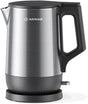 Nutricook Stainless Steel Electric kettle 1.7L, 1800W, Patented U - shaped rust resistant interior with 3 - dimensional fast heating technology, surgical grade steel, NC - USK501 - Al Kabayel Discount CentreNutricook Stainless Steel Electric kettle 1.7L, 1800W, Patented U - shaped rust resistant interior with 3 - dimensional fast heating technology, surgical grade steel, NC - USK501Electric KettlesNUTRICOOKAl Kabayel Discount Centre