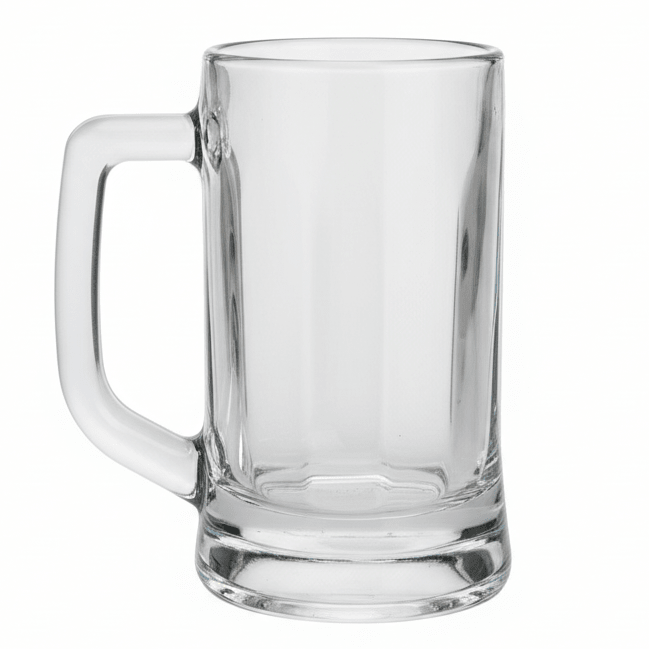 Ocean Classic Clear Glass Mug with Elegant Handle for Everyday Beverage Serving – 355ml - Al Kabayel Discount CentreOcean Classic Clear Glass Mug with Elegant Handle for Everyday Beverage Serving – 355mlMugsOCEANAl Kabayel Discount Centre