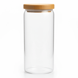 Ocean Glass Large Airtight Glass Jar with Natural Wooden Lid – 1000ml - Al Kabayel Discount CentreOcean Glass Large Airtight Glass Jar with Natural Wooden Lid – 1000mlJars & Food SaversOCEANAl Kabayel Discount Centre