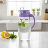Ocean glass pitcher jug with purple plastic lid & handle 1660ml - Al Kabayel Discount CentreOcean glass pitcher jug with purple plastic lid & handle 1660mlJugsOCEANAl Kabayel Discount Centre
