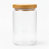Ocean Glass Premium Glass Storage Jar with Wooden Airtight Lid – 750ml - Al Kabayel Discount CentreOcean Glass Premium Glass Storage Jar with Wooden Airtight Lid – 750mlJars & Food SaversOCEANAl Kabayel Discount Centre