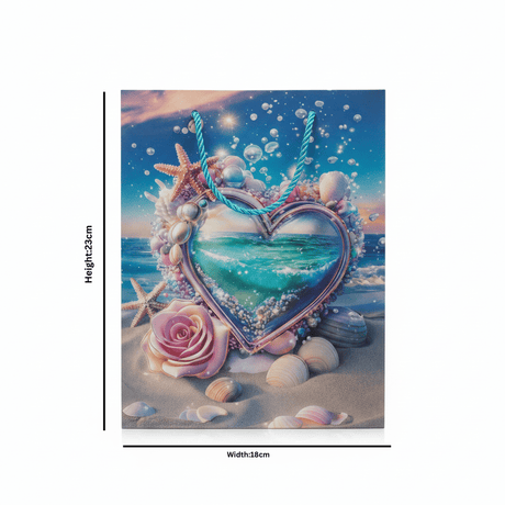 Ocean Heart Paper Gift Bag - 23×18 cm - Al Kabayel Discount CentreOcean Heart Paper Gift Bag - 23×18 cmPacking & Wrapping SuppliesAKDCAl Kabayel Discount Centre