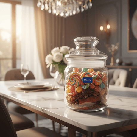 Ocean Plain Glass Canister 500ml — Airtight Glass Storage Jar with Lid - Al Kabayel Discount CentreOcean Plain Glass Canister 500ml — Airtight Glass Storage Jar with LidJars & Food SaversOCEANAl Kabayel Discount Centre