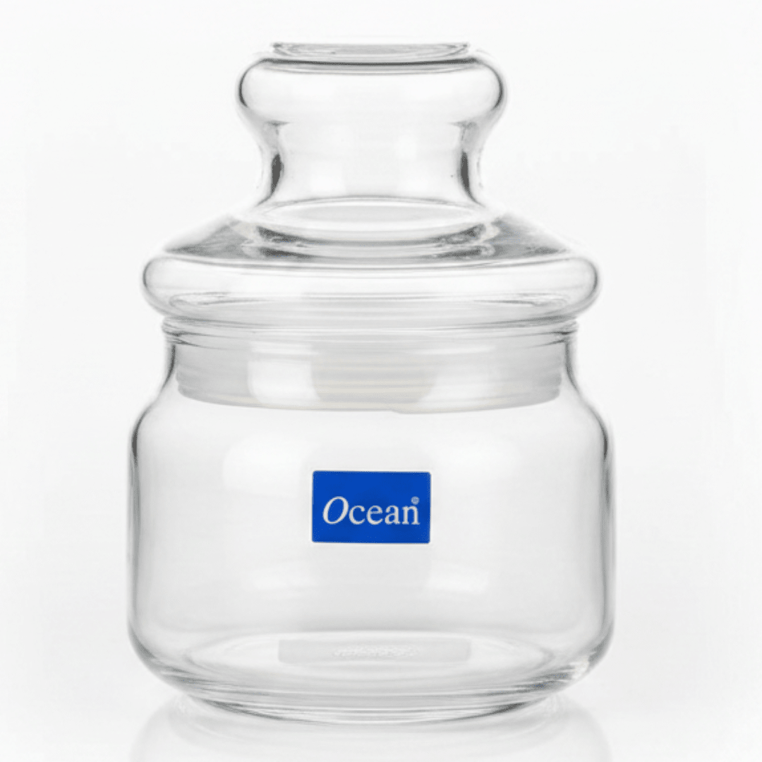 Ocean Plain Glass Canister with Lid — 325ML | Airtight Storage Jar - Al Kabayel Discount CentreOcean Plain Glass Canister with Lid — 325ML | Airtight Storage JarJars & Food SaversOCEANAl Kabayel Discount Centre