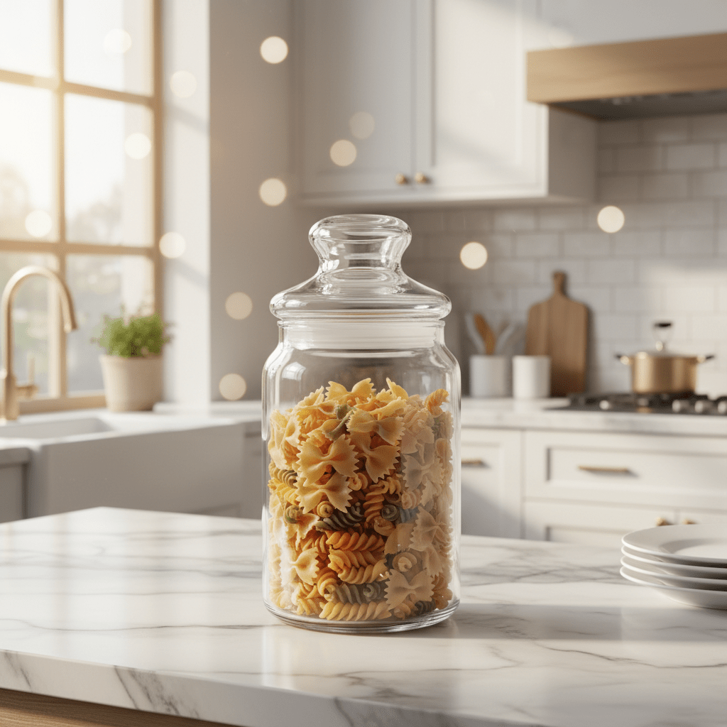Ocean Plain Glass Canister with Lid – 750ml | Airtight Storage Jar - Al Kabayel Discount CentreOcean Plain Glass Canister with Lid – 750ml | Airtight Storage JarJars & Food SaversOCEANAl Kabayel Discount Centre