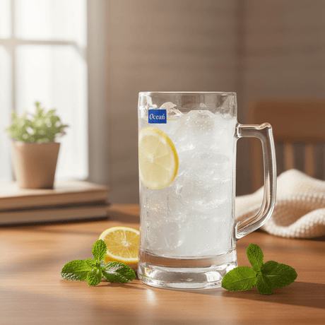 Ocean Premium Large Glass Mug with Elegant Handle for Cool Drinks Drinks – 640ml - Al Kabayel Discount CentreOcean Premium Large Glass Mug with Elegant Handle for Cool Drinks Drinks – 640mlMugsOCEANAl Kabayel Discount Centre