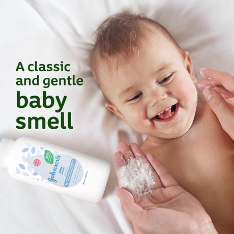 ohnson's Baby Powder – 99% Plant - Based Cornstarch, Talc - Free, Moisture - Absorbing & Skin - Protecting | Classic Baby Fragrance | 400g + 200g - Al Kabayel Discount Centreohnson's Baby Powder – 99% Plant - Based Cornstarch, Talc - Free, Moisture - Absorbing & Skin - Protecting | Classic Baby Fragrance | 400g + 200gBaby ProductsJOHNSON'SAl Kabayel Discount Centre