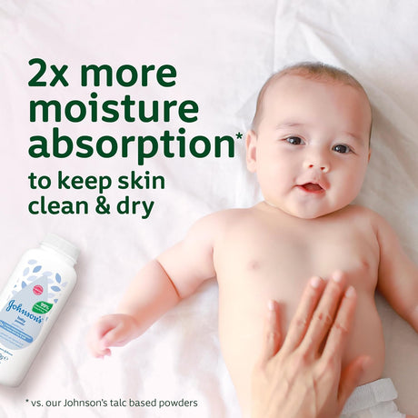 ohnson's Baby Powder – 99% Plant - Based Cornstarch, Talc - Free, Moisture - Absorbing & Skin - Protecting | Classic Baby Fragrance | 400g + 200g - Al Kabayel Discount Centreohnson's Baby Powder – 99% Plant - Based Cornstarch, Talc - Free, Moisture - Absorbing & Skin - Protecting | Classic Baby Fragrance | 400g + 200gBaby ProductsJOHNSON'SAl Kabayel Discount Centre