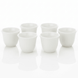Olive 6pcs White Plain Ceramic Cawa Cup Set 80ml Minimalist Classic Small Cups for Coffee Espresso and Tea Serving - Al Kabayel Discount CentreOlive 6pcs White Plain Ceramic Cawa Cup Set 80ml Minimalist Classic Small Cups for Coffee Espresso and Tea ServingTea SetsOLIVEAl Kabayel Discount Centre