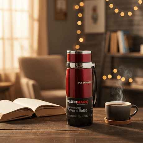 Olsenmark Stainless Steel Vacuum Flask - 600ml / 1000ml - Al Kabayel Discount CentreOlsenmark Stainless Steel Vacuum Flask - 600ml / 1000mlWater BottlesOLSENMARKAl Kabayel Discount Centre