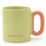 OPTIMISTIC Matte Ceramic Mug — Lime Green & Peach | 300ml - Al Kabayel Discount CentreOPTIMISTIC Matte Ceramic Mug — Lime Green & Peach | 300mlMugsAKDCAl Kabayel Discount Centre