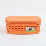 Orange Plastic Storage Box with Lid – 40×27 cm - Al Kabayel Discount CentreOrange Plastic Storage Box with Lid – 40×27 cmOrganizers & AccessoriesAKDCAl Kabayel Discount Centre