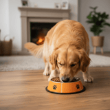 Orange & Silver Stainless Steel Pet Feeding Bowl - 18cm - Al Kabayel Discount CentreOrange & Silver Stainless Steel Pet Feeding Bowl - 18cmPet SuppliesAKDCAl Kabayel Discount Centre