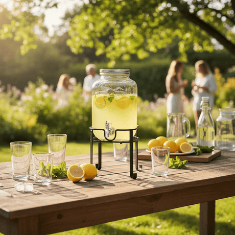 Orchid 4L Glass Beverage Dispenser with Metal Stand - Al Kabayel Discount CentreOrchid 4L Glass Beverage Dispenser with Metal StandJugsORCHIDAl Kabayel Discount Centre